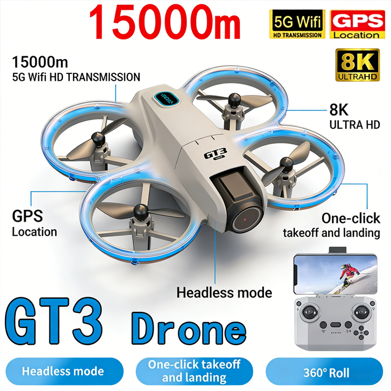 Drone Gt3 Rc - 신형 GT3 MAX 드론 8K HD