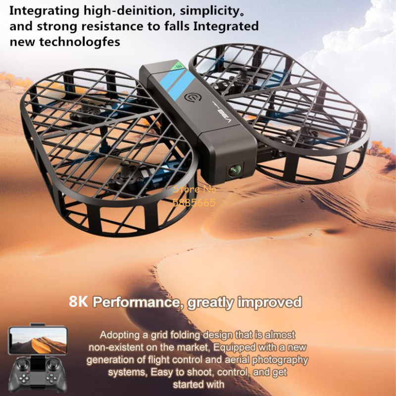 Drone App Rc Fpv - 8K HD 카메라 360 ° 보호