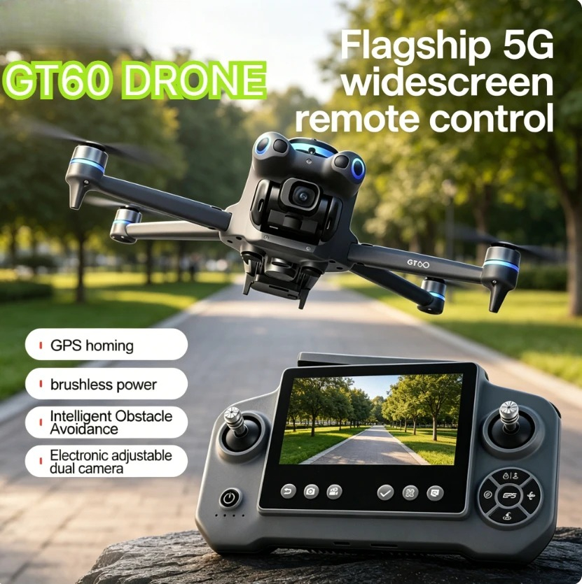 Drone App Rc Fpv - 오리지널 GT60 GPS 접이식 RC 쿼드콥터