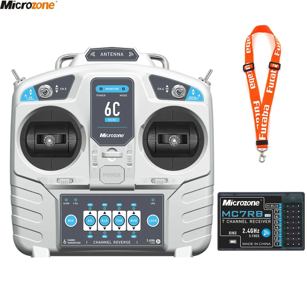 Telemetry Module Rc - MicroZone MC6C 미니 V2 컨트롤러 송신기,