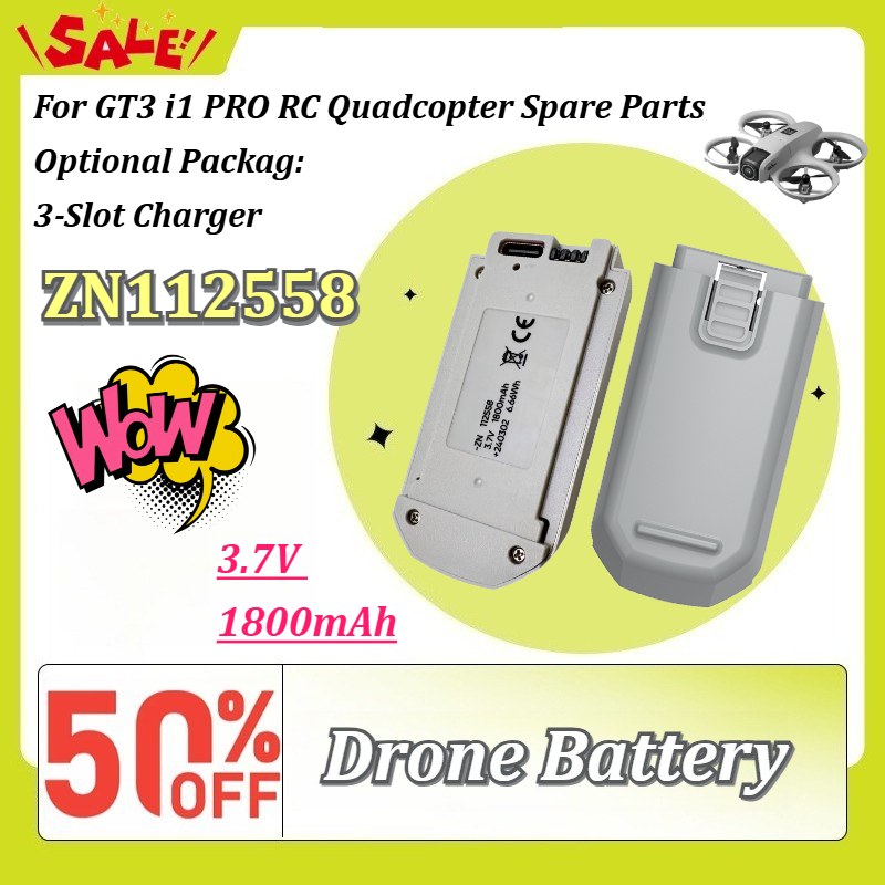 Drone Gt3 Rc - 새로운 1-6PCS ZN112558 3.7V 1800mAh 교체용