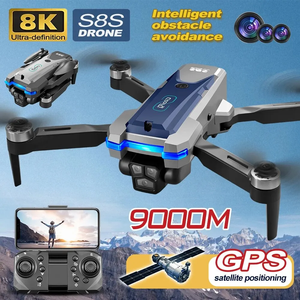 Drone App Rc Fpv - S8S GPS 드론 5G 와이파이 8K