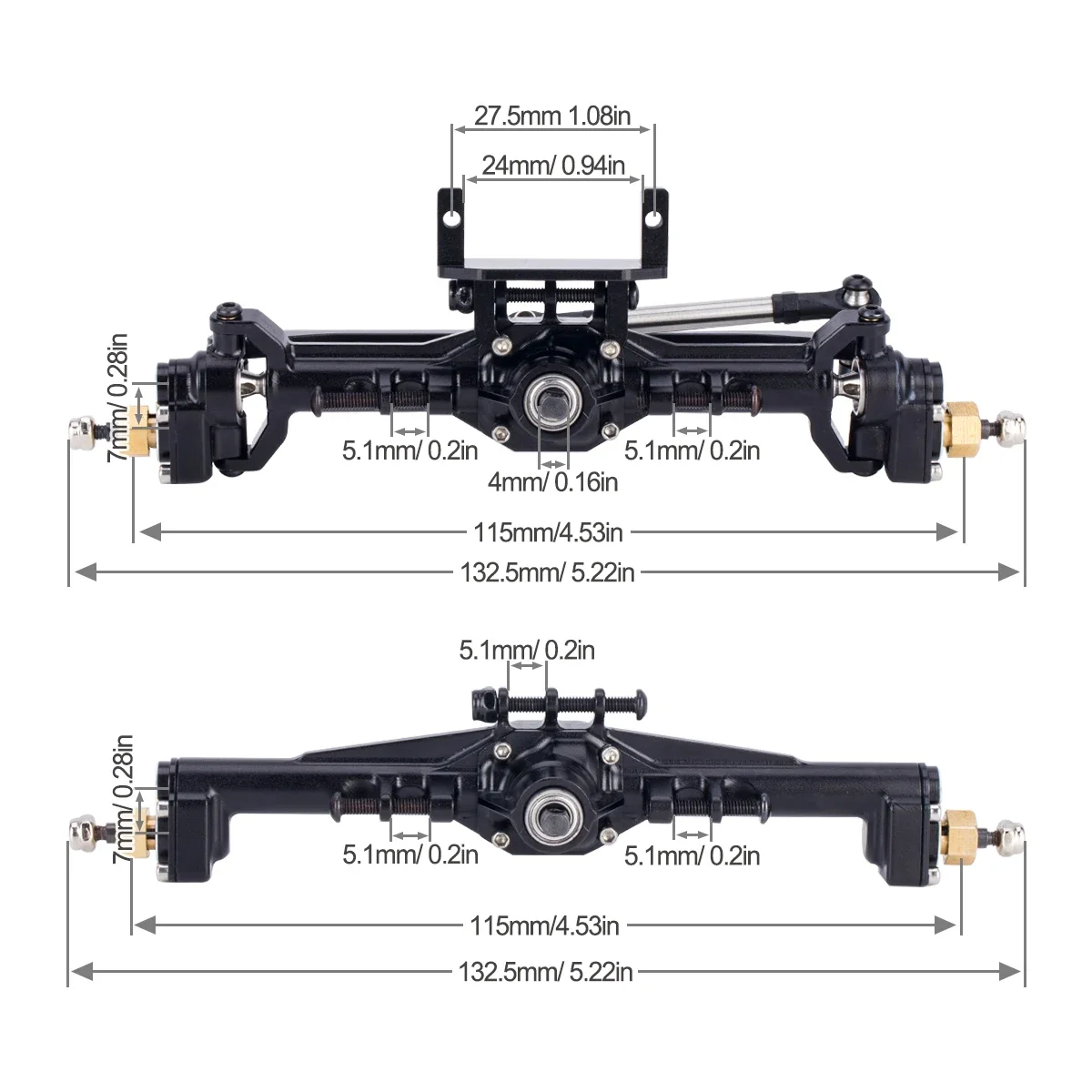 알루미늄 CNC 포털 액슬 + 10mm, 1/18 RC - Rc Car Body Shell 리뷰 및 가격