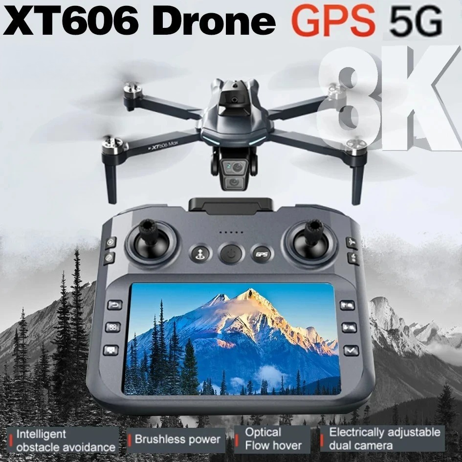 오리지널 XT606 드론 전문가용 8K HD 카메라 5 - Drone App Rc Fpv 리뷰 및 가격
