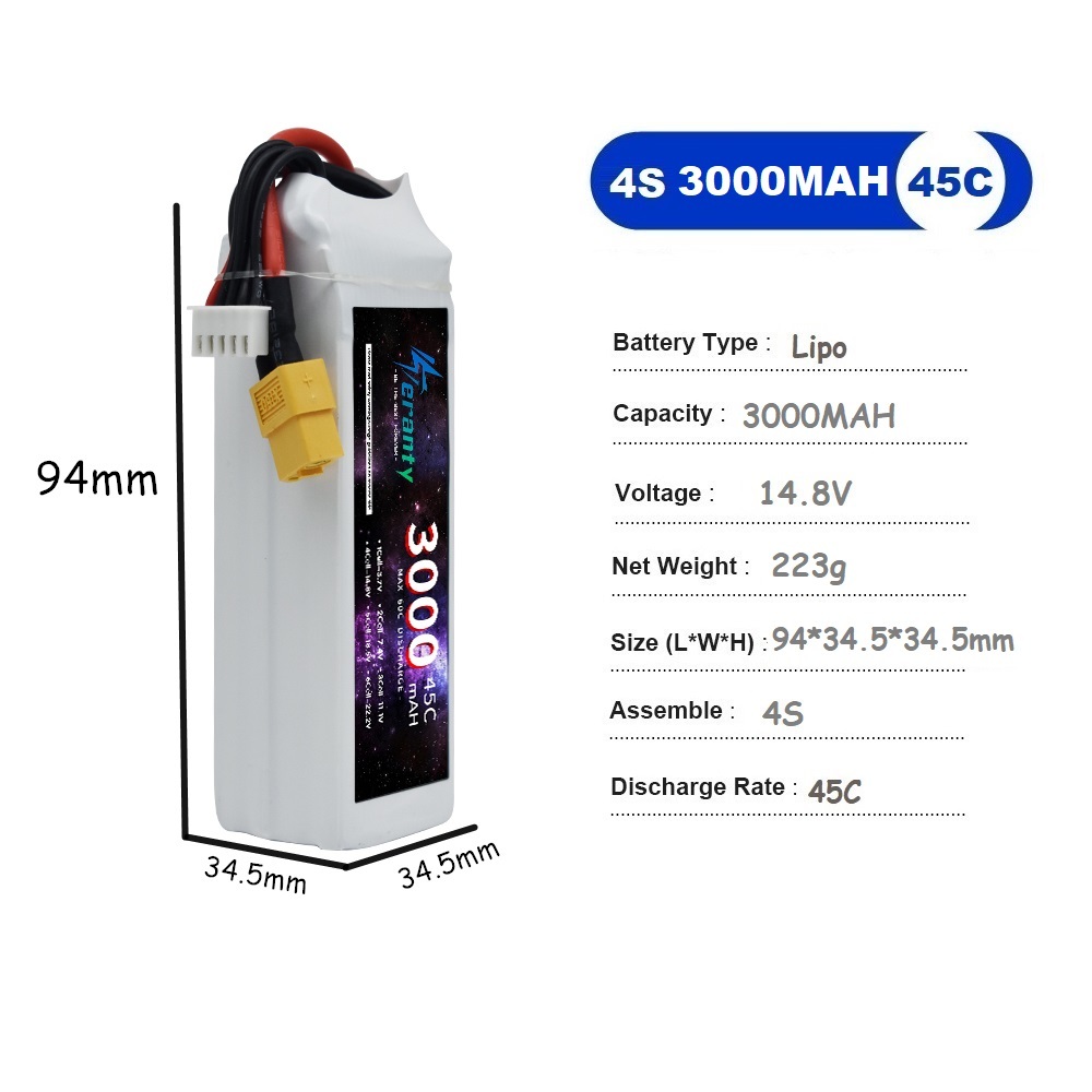 4S LiPo 배터리 14.8V 1500mah 1800 - Drone Rc Race 리뷰 및 가격