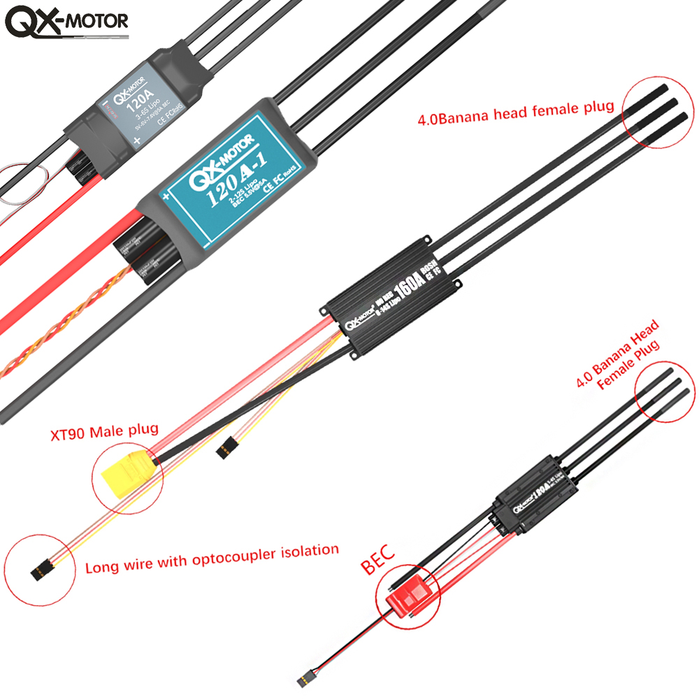 QX-MOTOR 브러시리스 ESC 시리즈 EDF, 스로 - Drone Rc Quadcopter Controller 리뷰 및 가격