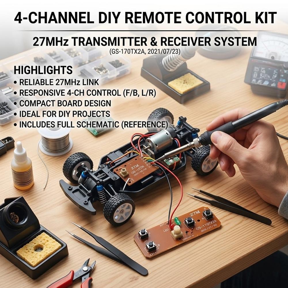 27MHz 원격 제어 키트 4CH 무선 송신기 수신기  - Telemetry Module Rc 리뷰 및 가격