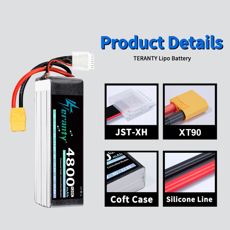 TERANTY 6S 4800mAh Lipo 배터리 22 - Drone Rc Leading 리뷰 및 가격