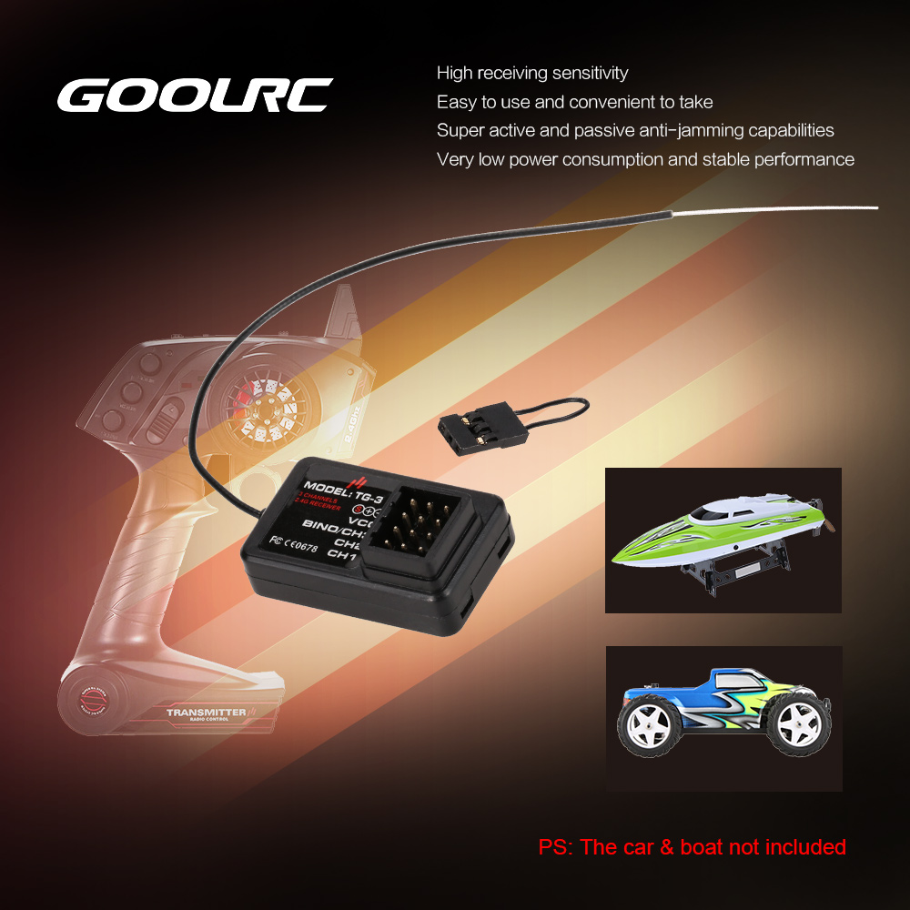 GoolRC TG-3 2.4G 3CH RC 자동차 보트 - Telemetry Module Rc 리뷰 및 가격