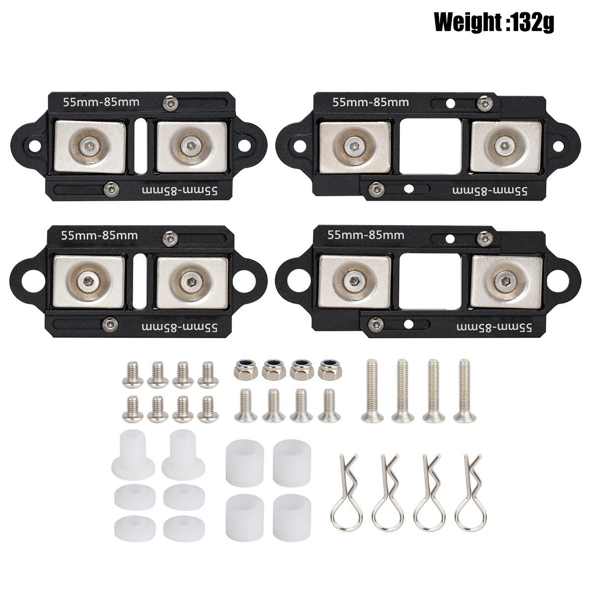 4PCS 55-85mm 조정 가능한 자석 바디 포스트  - Rc Car Body Shell 리뷰 및 가격