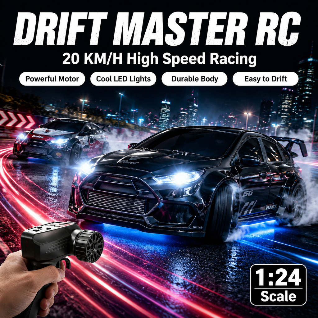 4WD RC 드리프트 카 1:24 스케일 2.4G 무선 - Drone Shahed Rc 리뷰 및 가격