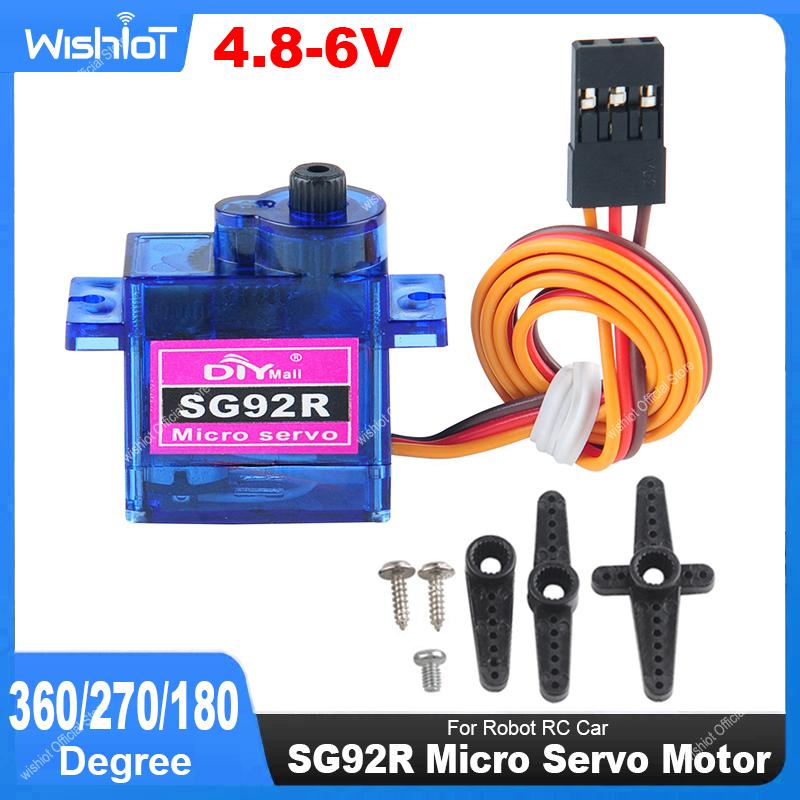 SG92R 마이크로 서보 모터 4.8-6V 360/27 - Drone Rc Leading 리뷰 및 가격