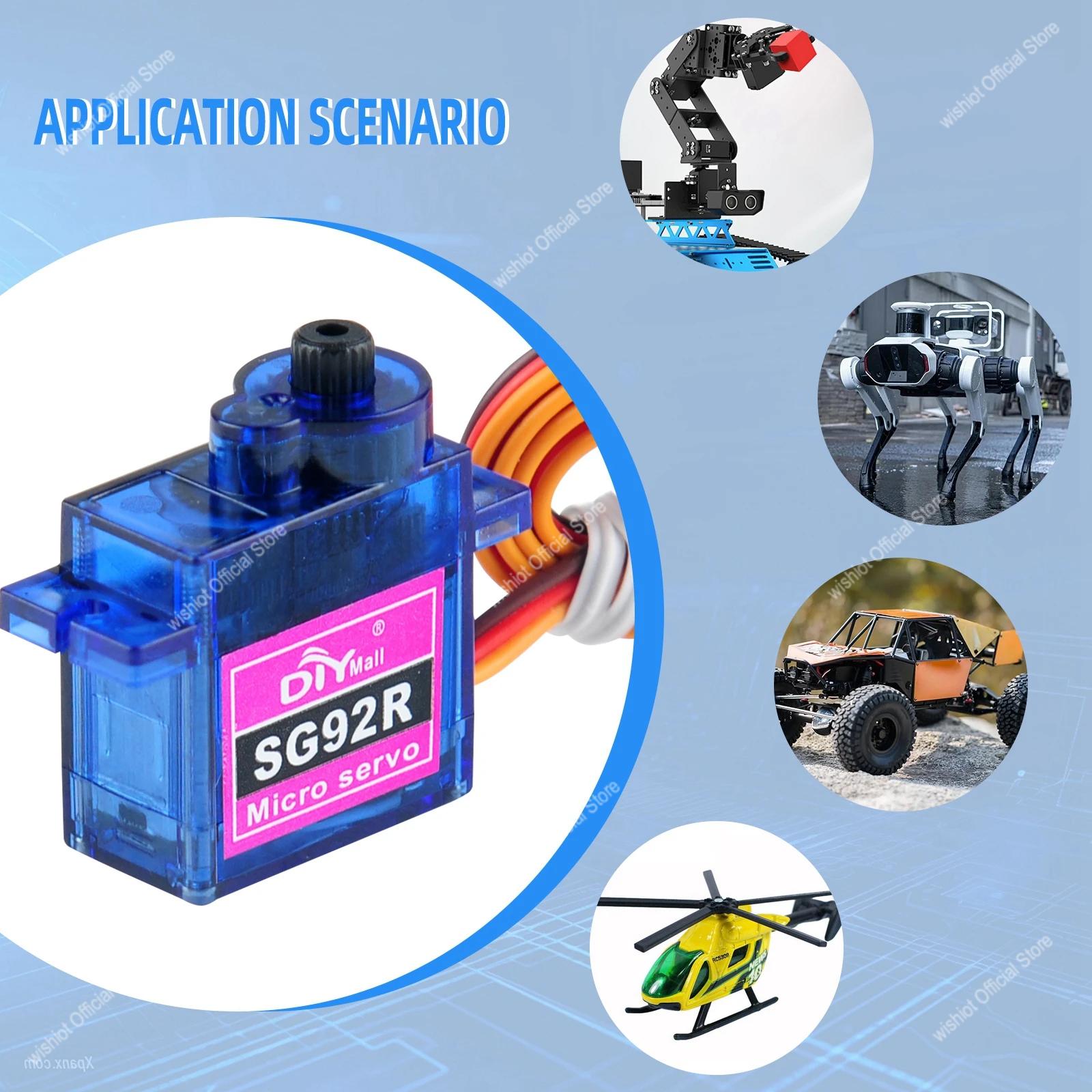 SG92R 마이크로 서보 모터 4.8-6V 360/27 - Drone Rc Leading 리뷰 및 가격