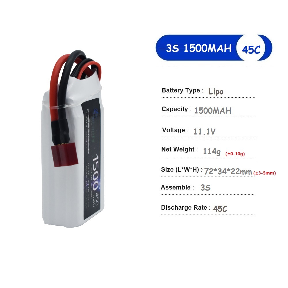 11.1V 리포 배터리 3S 1500mAh 1800mA - Drone Rc Race 리뷰 및 가격