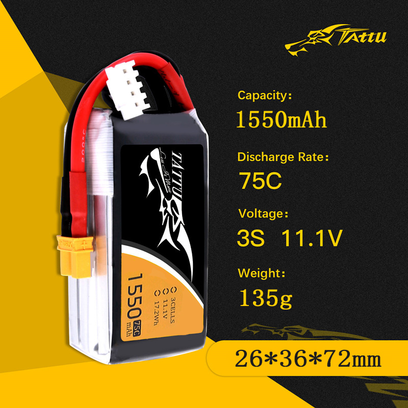 TATTU RC 헬리콥터 쿼드콥터용 LiPo 배터리,  - Drone Rc Race 리뷰 및 가격